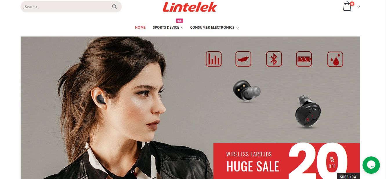 Lintelekのブランドホームページ
