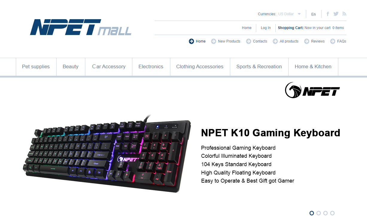 NPETの会社ホームページ
